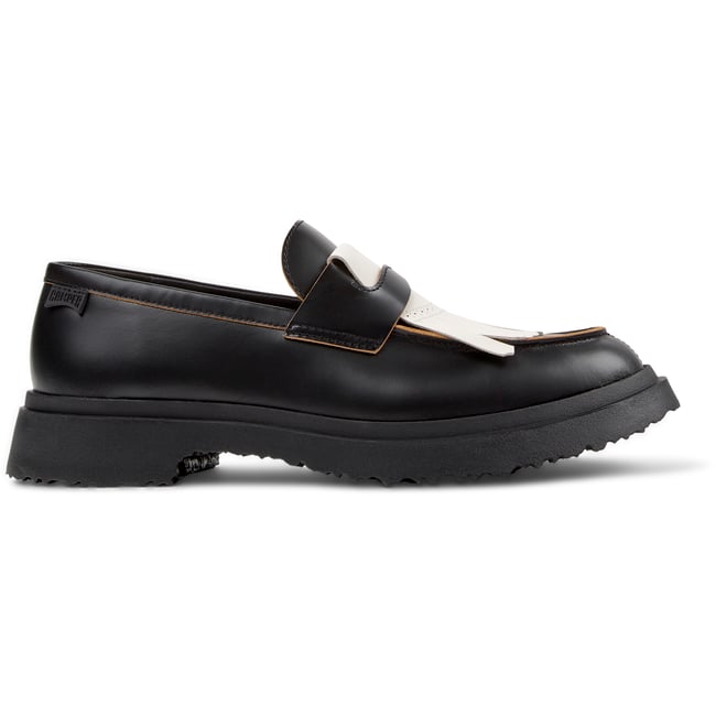 Mocassins Cuir daim WALDEN TWINS noir 1 <span itemprop=
