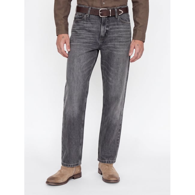 Jean À Coupe Ample noire - black denim 1 <span itemprop=