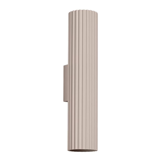 Applique Aluminium Taupe GU10 2 Karbon Couleur marron <span itemprop=