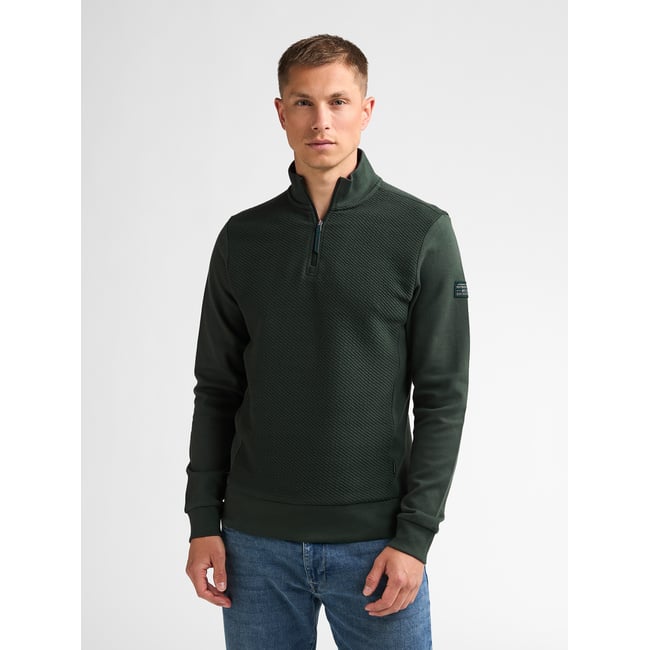 Pull col zippé en coton forgecrest - PETROL INDUSTRIES