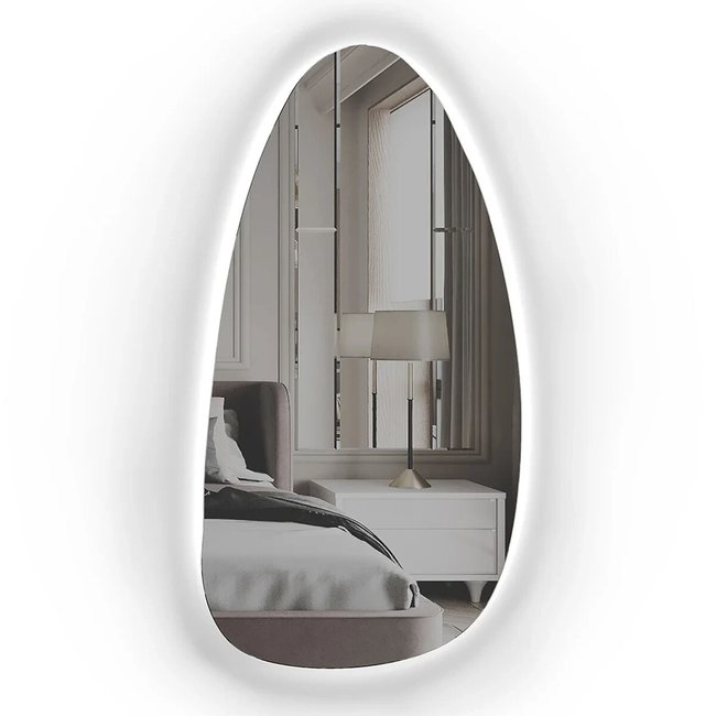 Зеркало настенное с подсветкой большое прозрачный SO'HOME