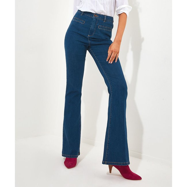 Bootcut-Jeans Aurora blau <span itemprop=