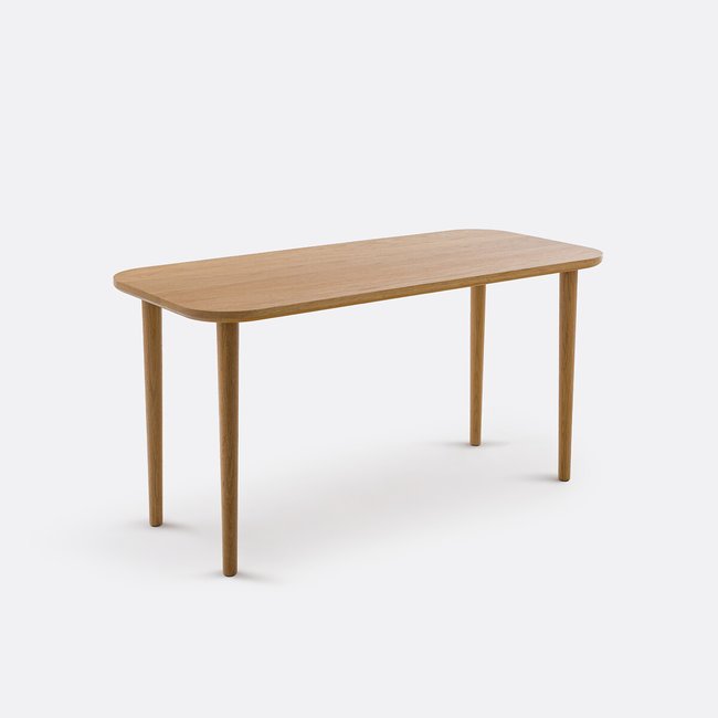 Table basse chêne massif L100 cm, Crueso chêne <span itemprop=