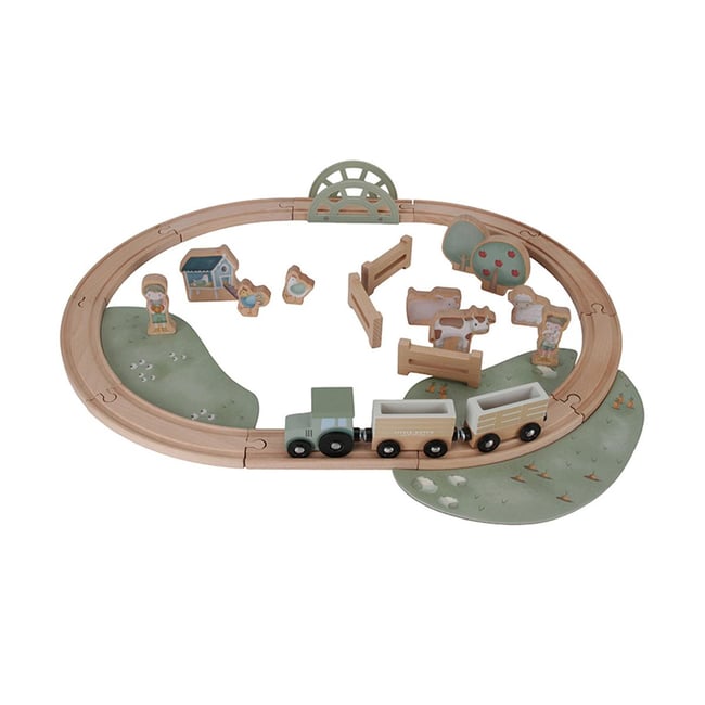 Circuit de train multicolore <span itemprop=