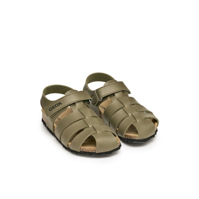 Geschlossene Sandalen Ghita khaki <span itemprop=