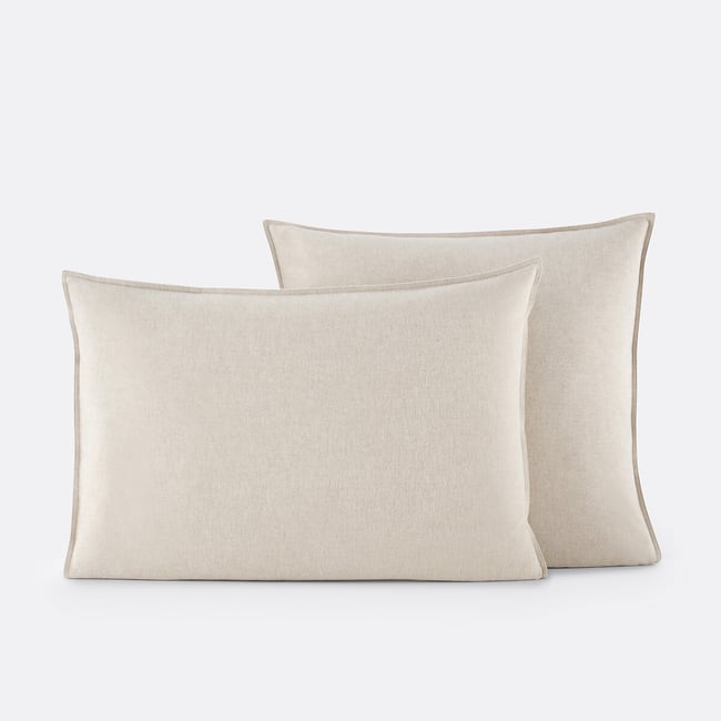 Clara Brushed Cotton Chambray Pillowcase - LA REDOUTE INTERIEURS