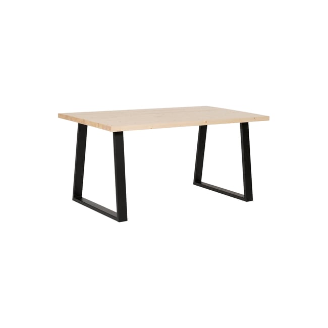 Table à manger sapin massif 140x85 cm - ZENDA - HANNUN