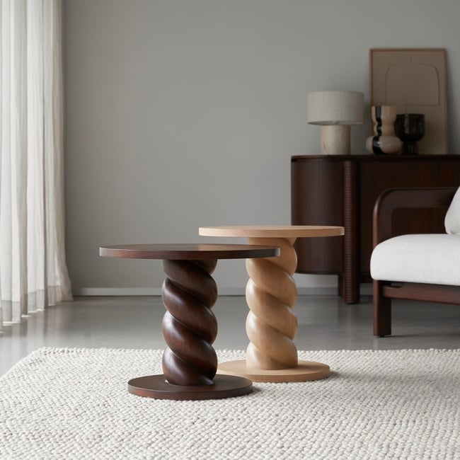 Bout de canapé, LIZA Couleur naturel <span itemprop=