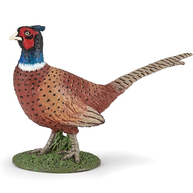 Figurine Faisan marron <span itemprop=