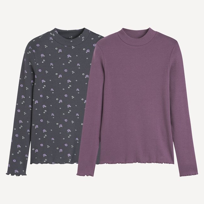 Set van 2 geribde coltruien <span itemprop=