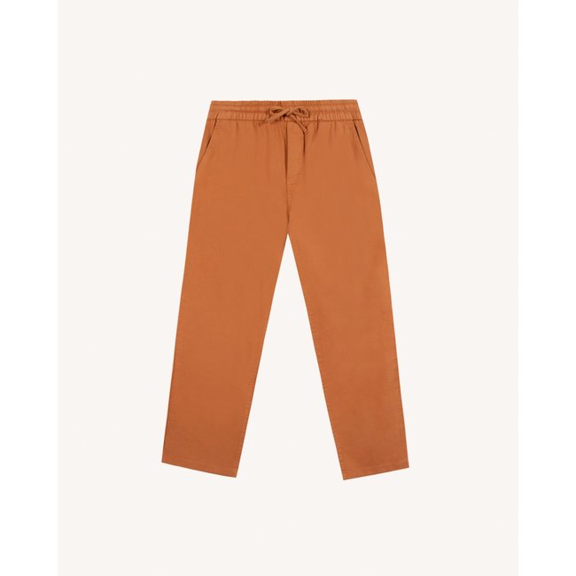 Pantalon élastique DREUILLE DREUILLE brique clair <span itemprop=
