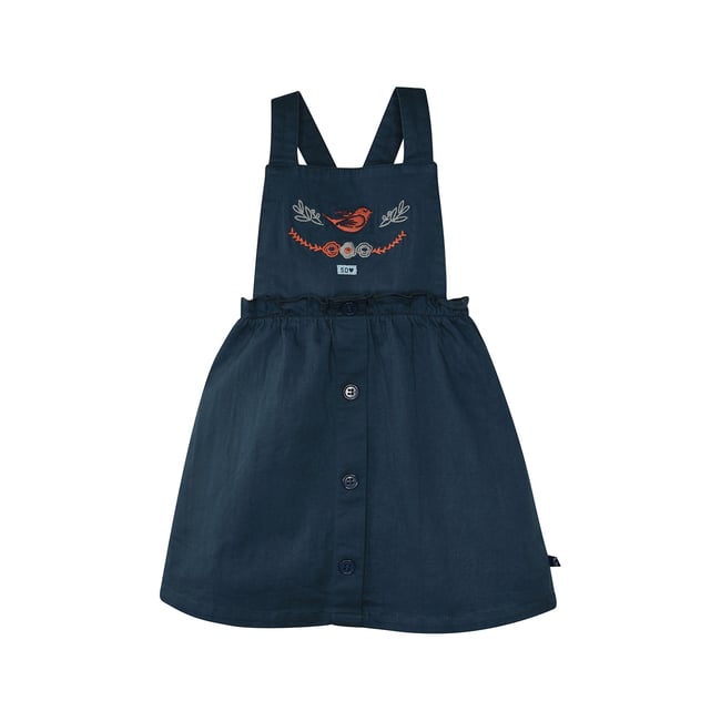 Robe miranda twill sans manches enfant bleu <span itemprop=