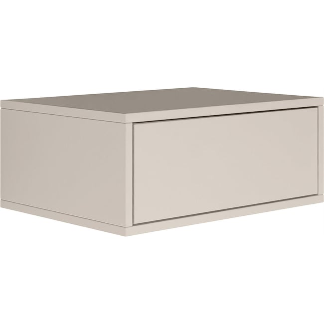 Table de chevet suspendue FRAMME avec tiroir Couleur cachemire <span itemprop=