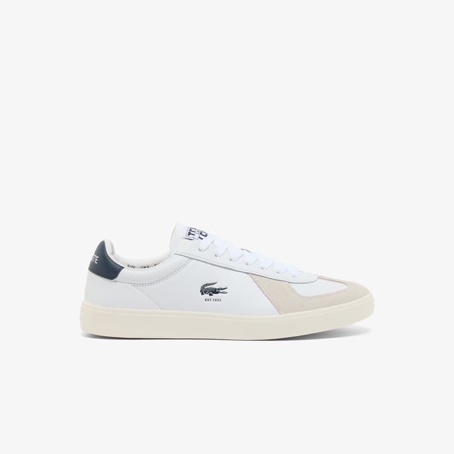 Sneakers Baseshot Pro homme en cuir blanc-042 <span itemprop=