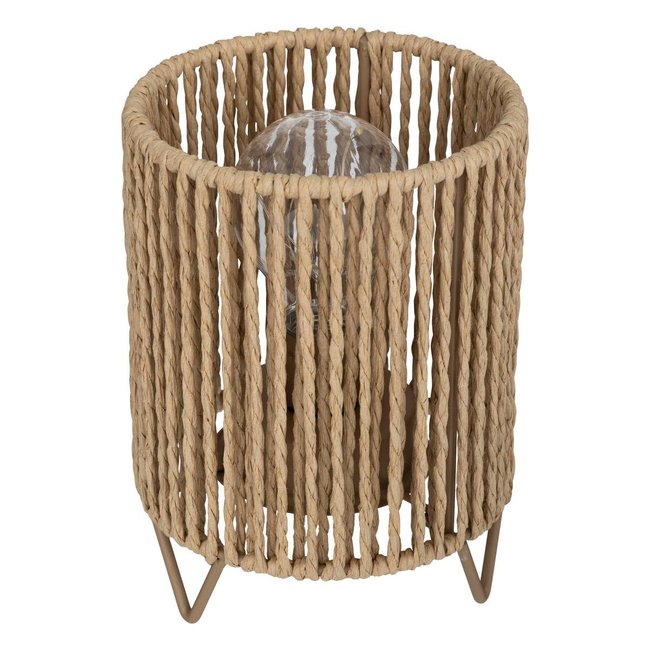Lampe LED papier naturel ODA Couleur blanc <span itemprop=