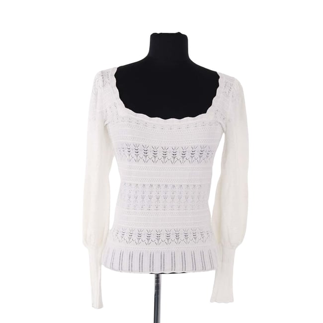 Pull - Très Bon État blanc <span itemprop=