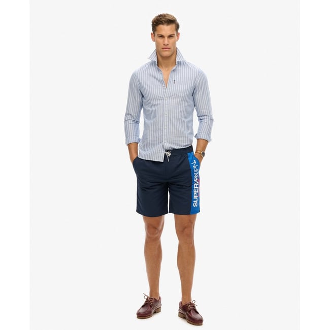 Short de surf recyclé 48 cm à logo Sportswear - SUPERDRY