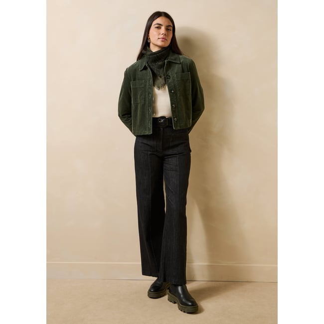 Veste manches longues kaki <span itemprop=