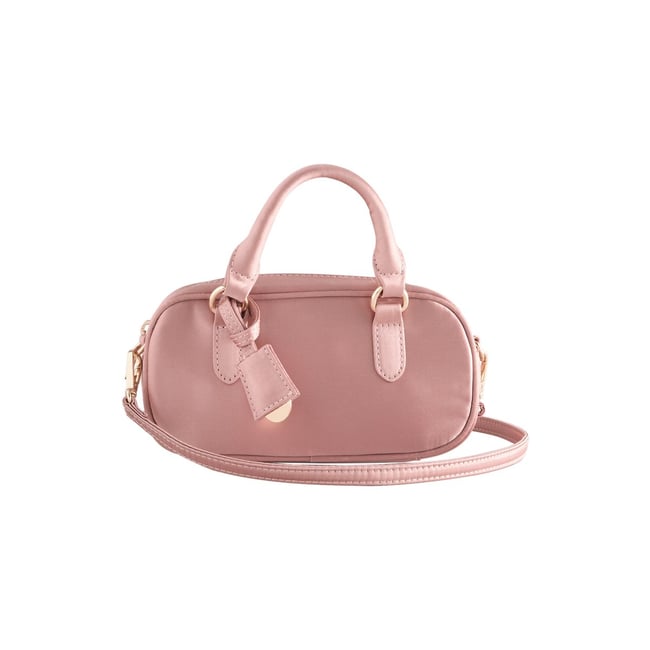 Mini sac bowling rose <span itemprop=