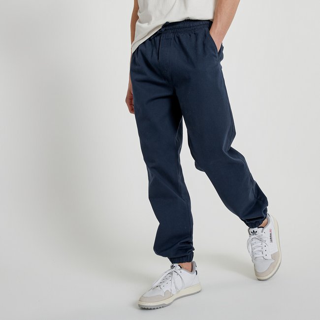 Cotton Joggers, navy blue, LA REDOUTE COLLECTIONS