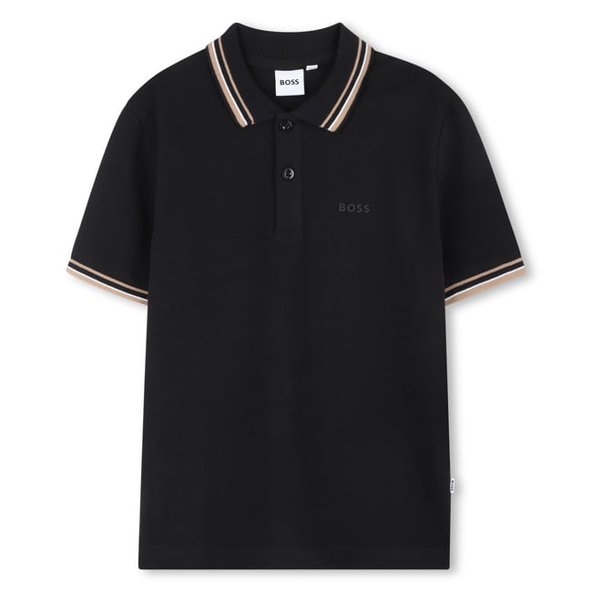 Polo à manches courtes black <span itemprop=