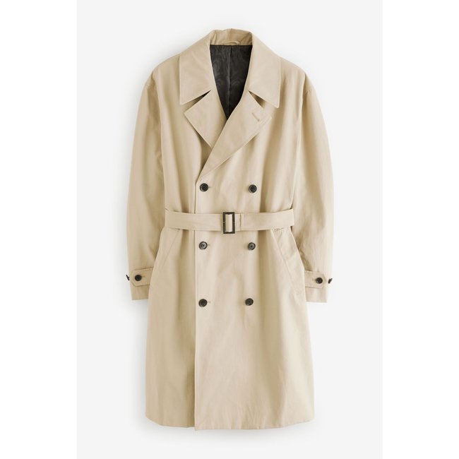 Trench imperméable grège <span itemprop=