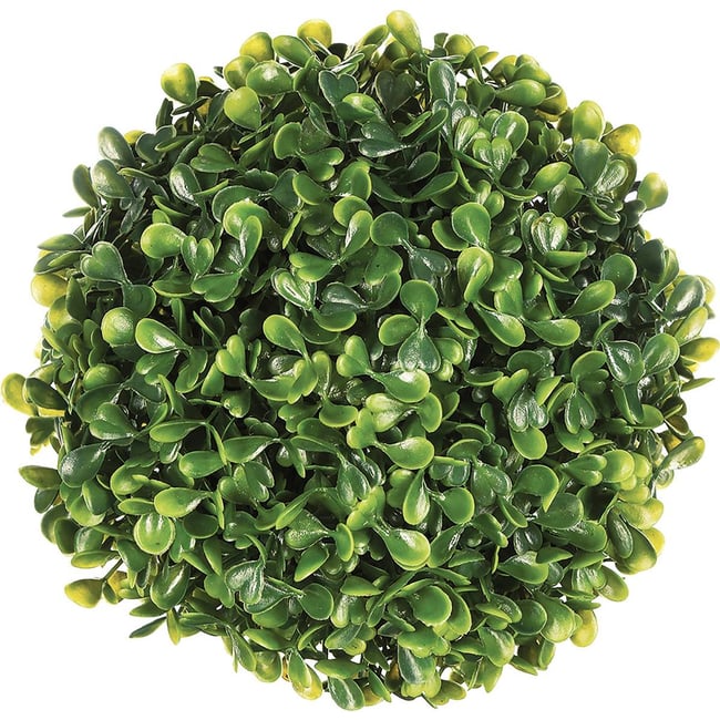 Boule de buis artificiel Couleur vert <span itemprop=