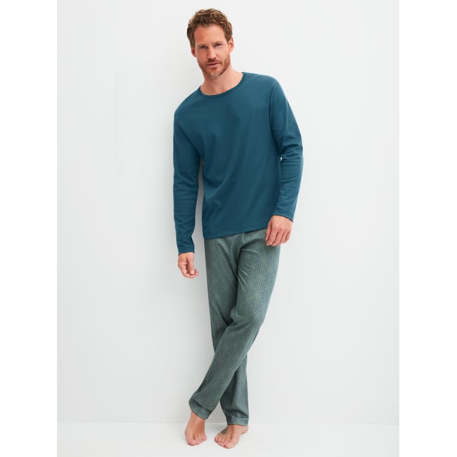 Pyjama manches longues Coton RELAX STREAMLINE - CALIDA