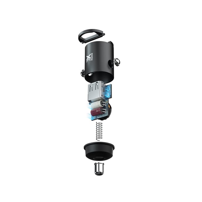 Chargeur allume-cigare compact 30 W POWERCAR noir <span itemprop=