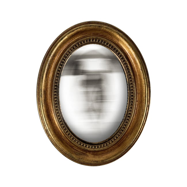 Miroir convexe ovale 24x19cm - EMDE