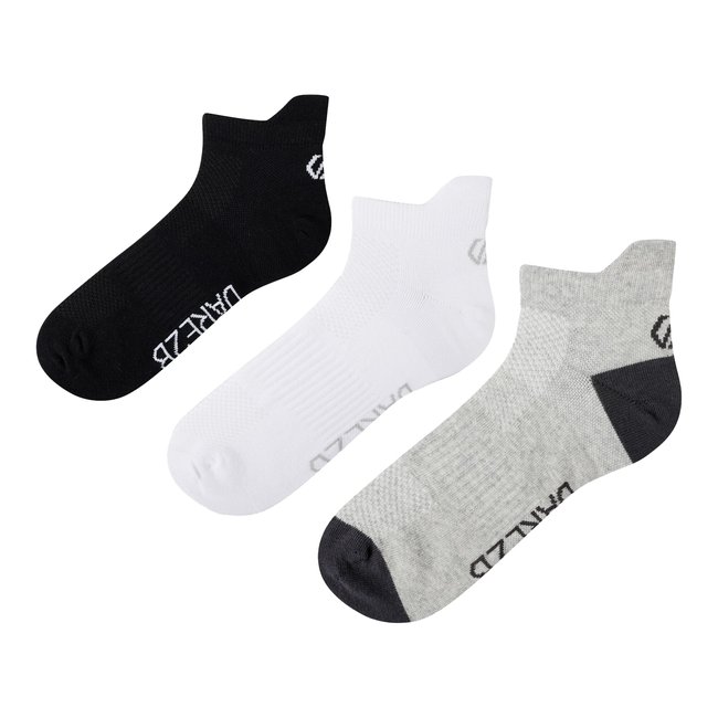 Socquettes MOVEMENT noir / blanc / gris chiné <span itemprop=