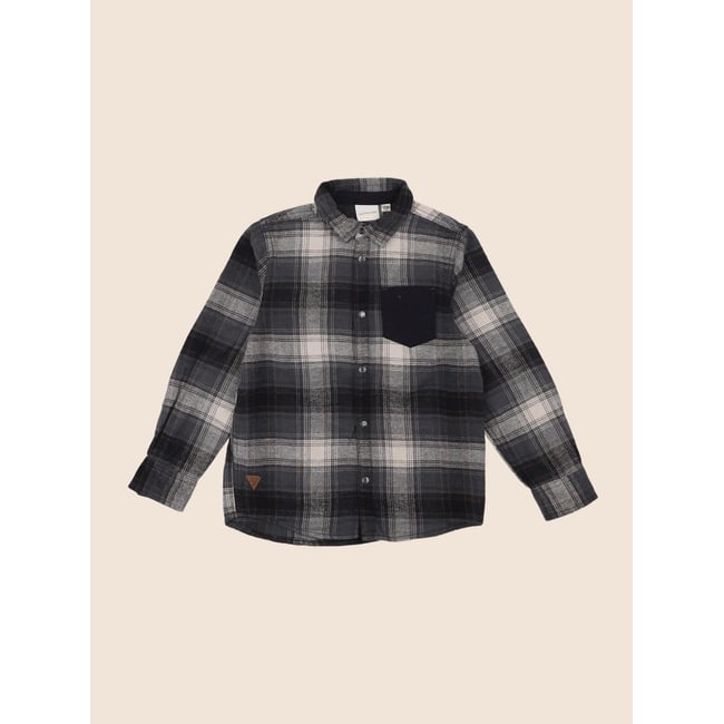 Chemise - Très bon état gris <span itemprop=