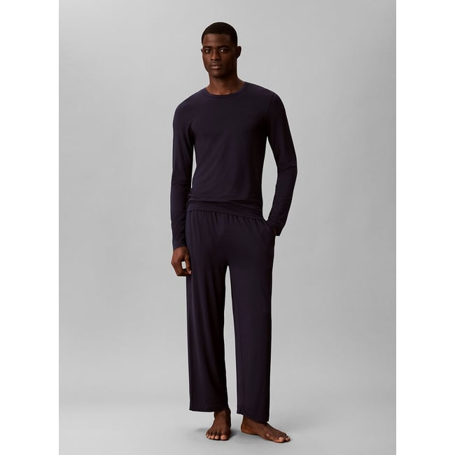 Pigiama intero, lungo, in modal blu scuro CALVIN KLEIN UNDERWEAR