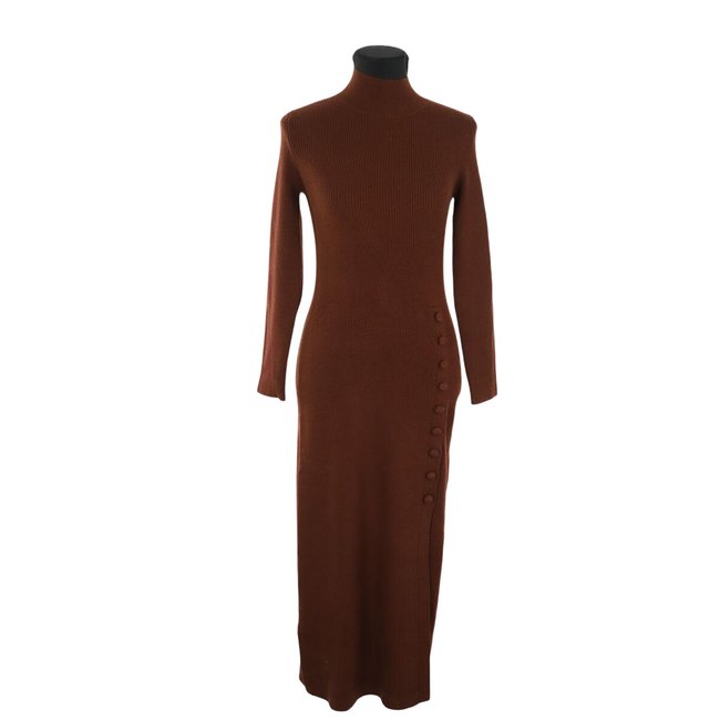 Robe en laine - Très Bon État marron <span itemprop=