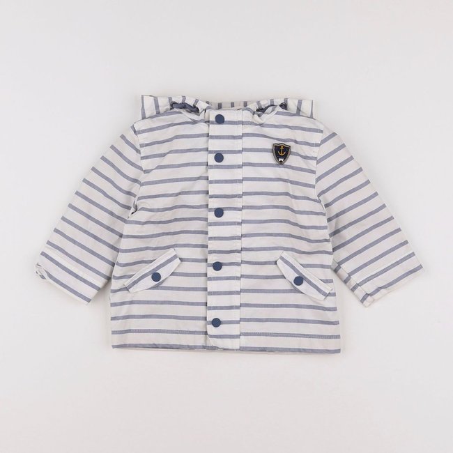 Imperméable - Bon état blanc, bleu <span itemprop=