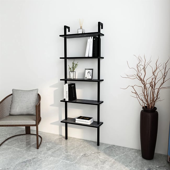 Полка для книг, Piante / Пианте черный SO'HOME