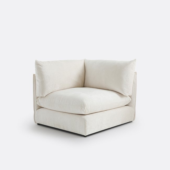Canapé modulable velours texturé, Malo - LA REDOUTE INTERIEURS
