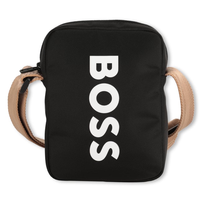 Sac bandoulière texturé black <span itemprop=