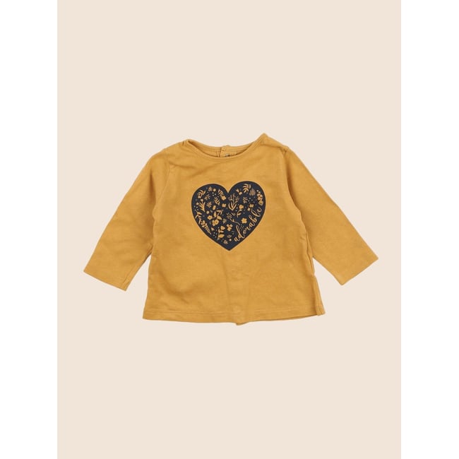 Tee-shirt - Très bon état jaune <span itemprop=
