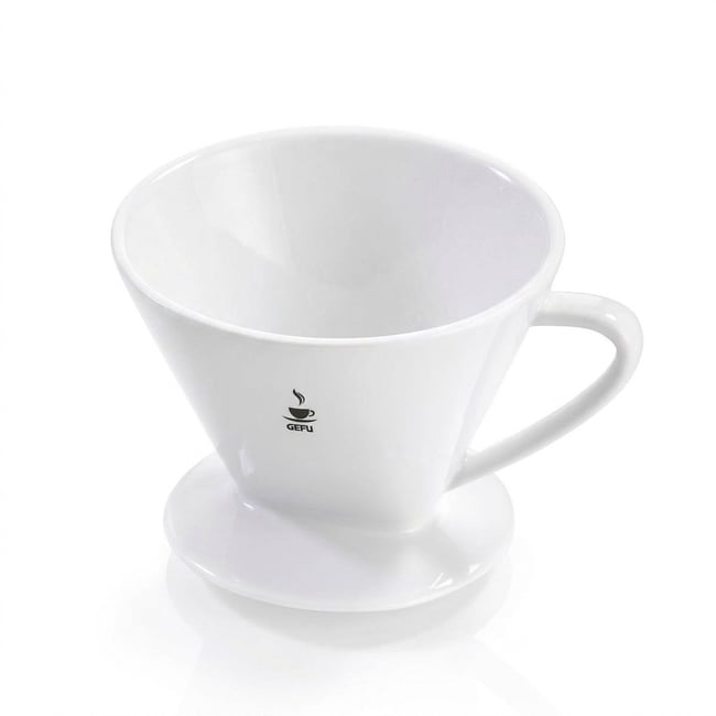 Filtre à café porcelaine taille 101 SANDRO blanc <span itemprop=