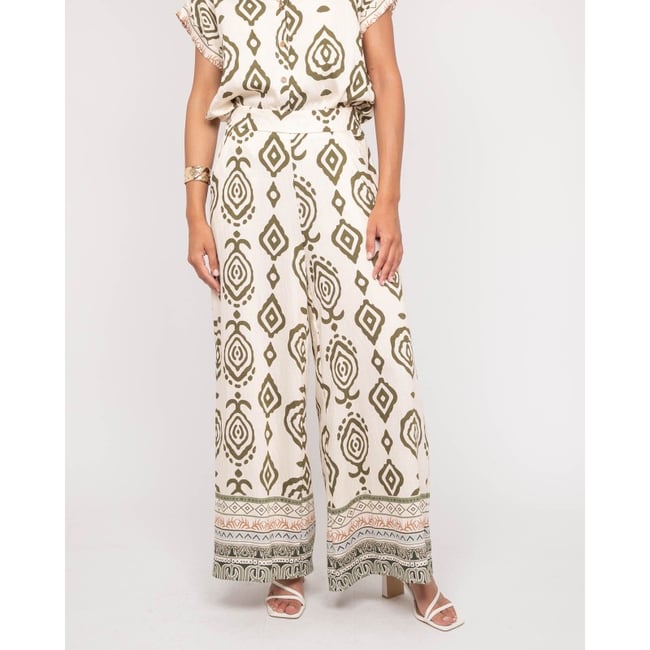 Pantalon Palazzo Motifs Edmira - DONA LISA