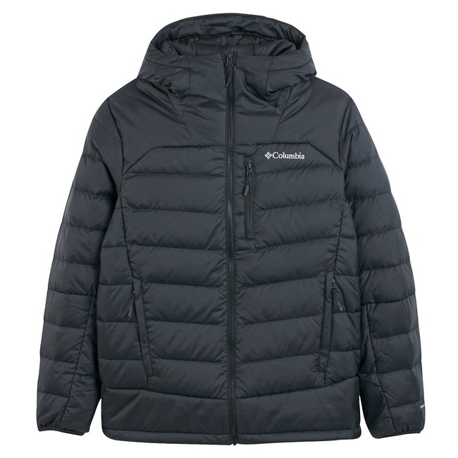Blusão acolchoado com capuz, Autumn Park preto <span itemprop=