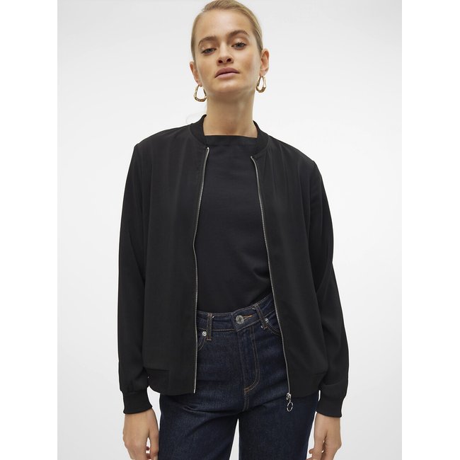 Bomberjacke schwarz <span itemprop=