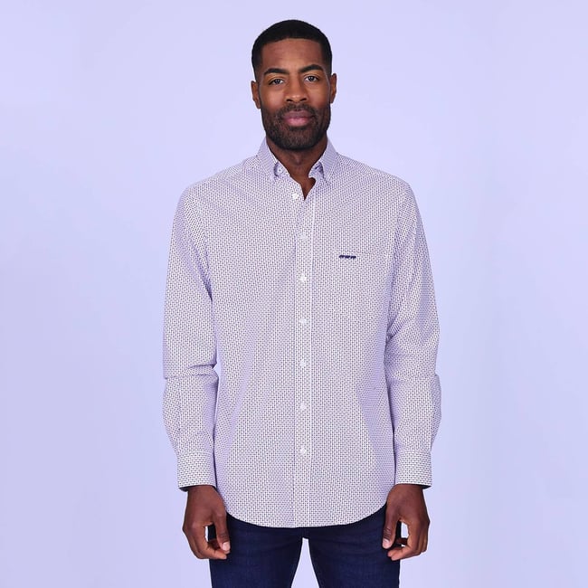 Chemise Hector blanc <span itemprop=