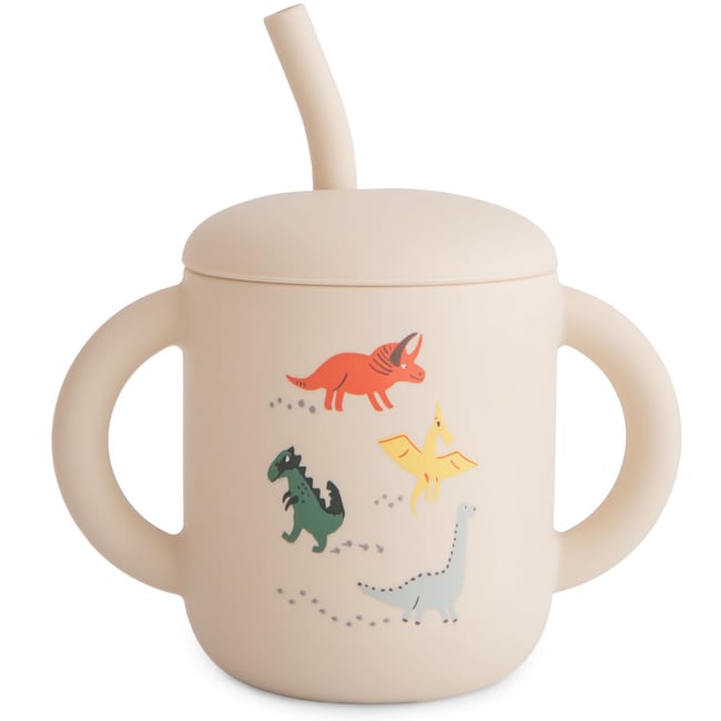 Tasse à paille Couleur ecru, vert, bleu <span itemprop=