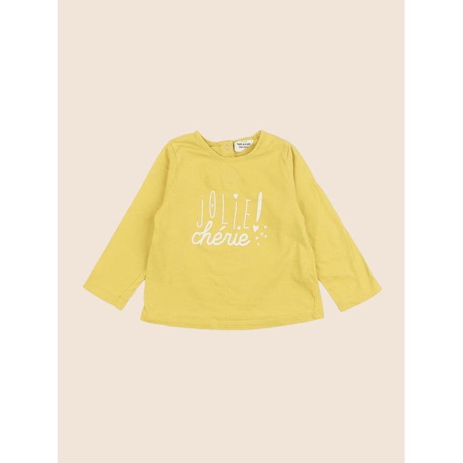 Tee-shirt - Bon état jaune <span itemprop=