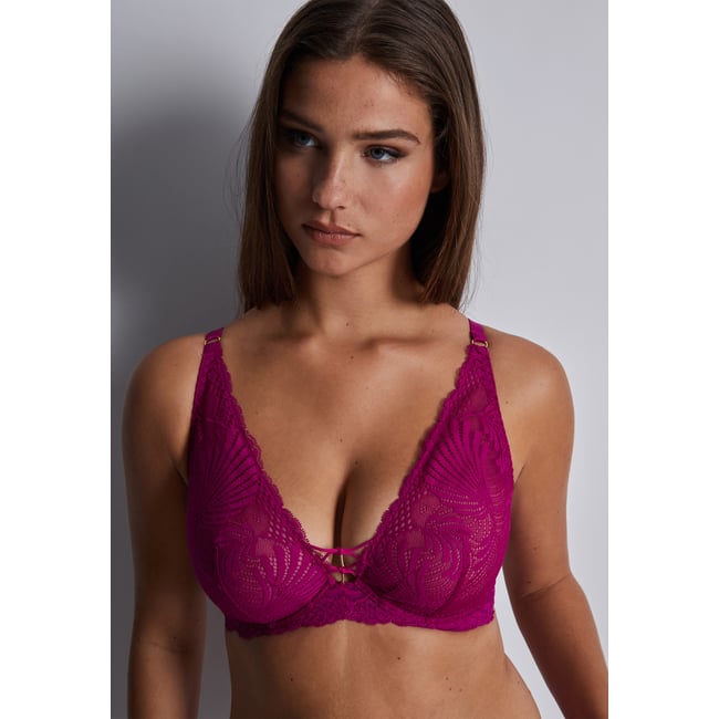 Soutien-gorge triangle avec armatures Rythm of Desire rose <span itemprop=