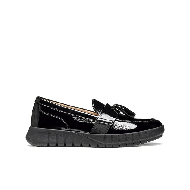 Mocassins compensés vernis, FLEXTRIDE noir <span itemprop=