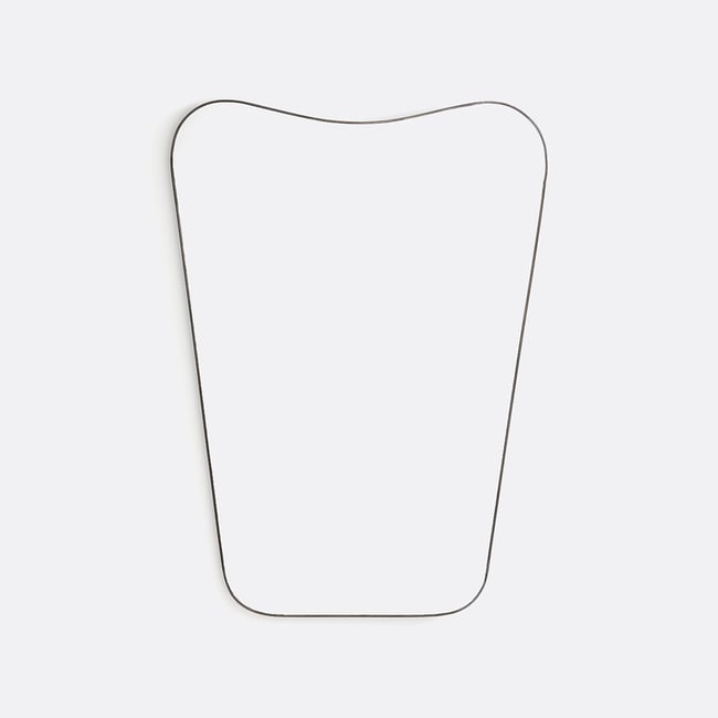 Зеркало с отделкой из латуни 50 x 70 см, Uyova / Уйова черный LA REDOUTE INTERIEURS
