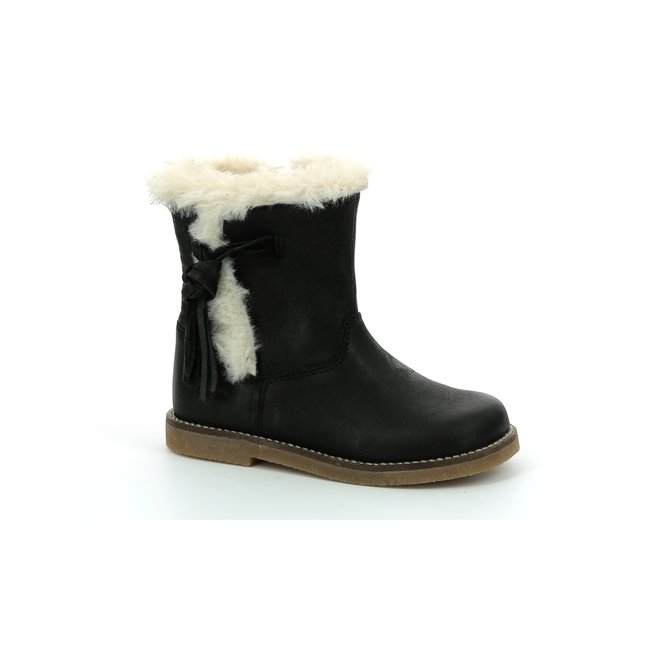 Boots Cuir Sacho noir <span itemprop=